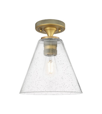 Innovations - 434-1F-BB-GBC-84 - One Light Flush Mount - Downtown Urban - Brushed Brass