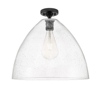 Innovations - 434-1F-BK-GBD-164 - One Light Flush Mount - Downtown Urban - Matte Black