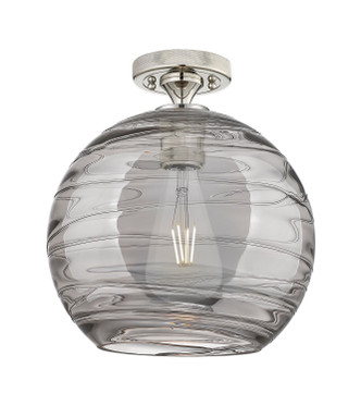 Innovations - 434-1F-PN-G1213-10SM - One Light Flush Mount - Downtown Urban - Polished Nickel