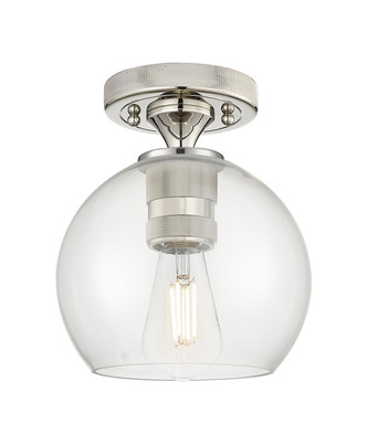 Innovations - 434-1F-PN-G122-6 - One Light Flush Mount - Downtown Urban - Polished Nickel