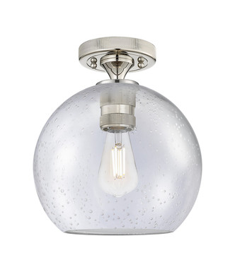 Innovations - 434-1F-PN-G124-8 - One Light Flush Mount - Downtown Urban - Polished Nickel