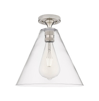 Innovations - 434-1F-SN-GBC-122 - One Light Flush Mount - Downtown Urban - Satin Nickel