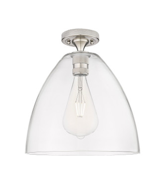 Innovations - 434-1F-SN-GBD-122 - One Light Flush Mount - Downtown Urban - Satin Nickel