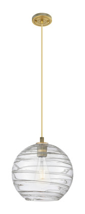 Innovations - 434-1P-BB-G1213-12CL - One Light Pendant - Downtown Urban - Brushed Brass