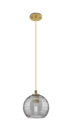 Innovations - 434-1P-BB-G1213-8SM - One Light Pendant - Downtown Urban - Brushed Brass