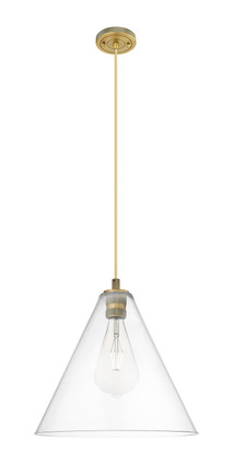 Innovations - 434-1P-BB-GBC-162 - One Light Pendant - Downtown Urban - Brushed Brass
