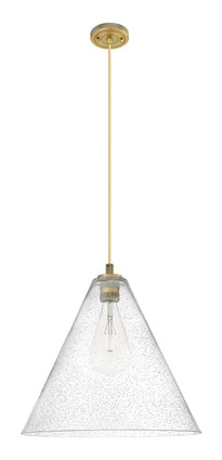 Innovations - 434-1P-BB-GBC-164 - One Light Pendant - Downtown Urban - Brushed Brass