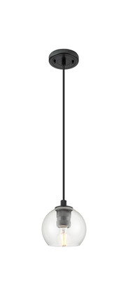 Innovations - 434-1P-BK-G122-6 - One Light Pendant - Downtown Urban - Matte Black