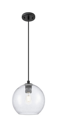 Innovations - 434-1P-BK-G124-10 - One Light Pendant - Downtown Urban - Matte Black