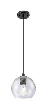 Innovations - 434-1P-BK-G124-8 - One Light Pendant - Downtown Urban - Matte Black
