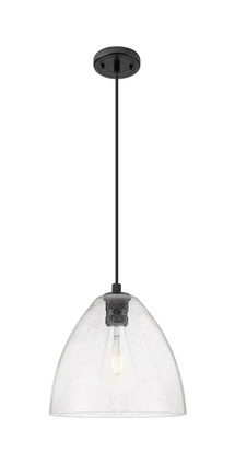 Innovations - 434-1P-BK-GBD-124 - One Light Pendant - Downtown Urban - Matte Black