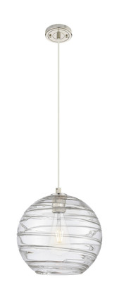 Innovations - 434-1P-PN-G1213-12CL - One Light Pendant - Downtown Urban - Polished Nickel