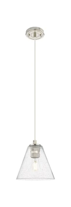 Innovations - 434-1P-PN-GBC-84 - One Light Pendant - Downtown Urban - Polished Nickel