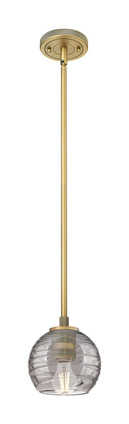 Innovations - 434-1S-BB-G1213-6SM - One Light Pendant - Downtown Urban - Brushed Brass