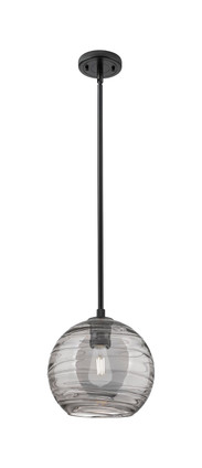 Innovations - 434-1S-BK-G1213-10SM - One Light Pendant - Downtown Urban - Matte Black