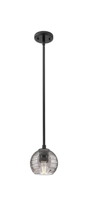 Innovations - 434-1S-BK-G1213-6SM - One Light Pendant - Downtown Urban - Matte Black
