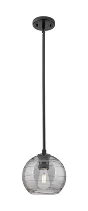 Innovations - 434-1S-BK-G1213-8SM - One Light Pendant - Downtown Urban - Matte Black