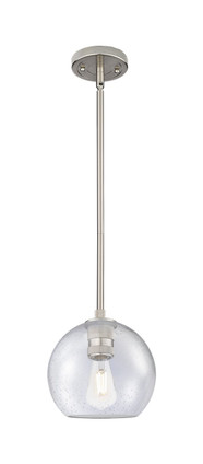 Innovations - 434-1S-SN-G124-8 - One Light Pendant - Downtown Urban - Satin Nickel