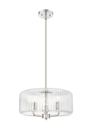 Innovations - 436-3S-SN-G436-16CL - Three Light Pendant - Ballston - Brushed Satin Nickel Innovations - 436-3S-SN-G436-16CL - Three Light Pendant - Ballston - Brushed Satin Nickel