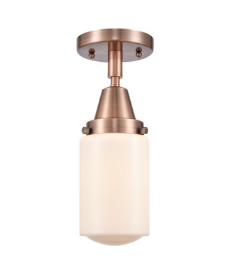 Innovations - 447-1C-AC-G311 - One Light Flush Mount - Caden - Antique Copper