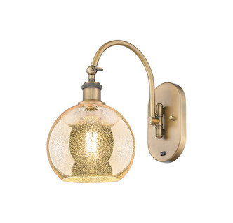 Innovations - 918-1W-BB-G128-8 - One Light Wall Sconce - Ballston - Brushed Brass