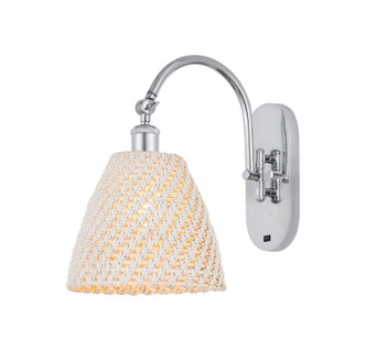 Innovations - 918-1W-PC-NBD-9-NAT - One Light Wall Sconce - Ballston - Polished Chrome