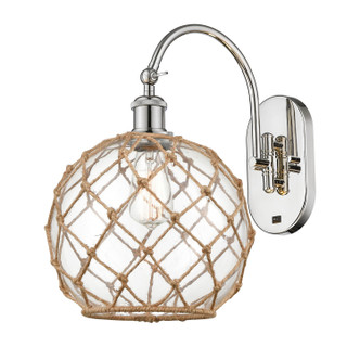 Innovations - 918-1W-PN-G122-10RB - One Light Wall Sconce - Ballston - Polished Nickel