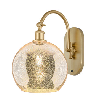 Innovations - 918-1W-SG-G128-10 - One Light Wall Sconce - Ballston - Satin Gold