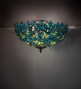 Nightfall Wisteria Three Light Flushmount (281748)