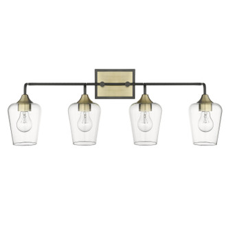 Gladys Four Light Vanity (IN40083BK)