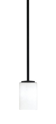 Toltec Lighting - 1201-MB-310 - One Light Mini Pendant - Franklin - Matte Black