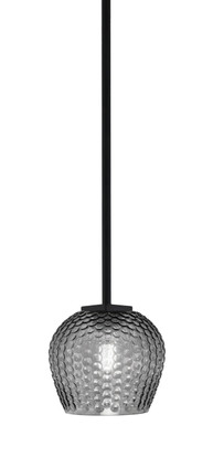 Toltec Lighting - 1201-MB-4602 - One Light Mini Pendant - Franklin - Matte Black