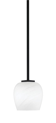 Toltec Lighting - 1201-MB-4811 - One Light Mini Pendant - Franklin - Matte Black