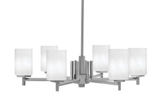 Toltec Lighting - 1206-GP-3001 - Six Light Chandelier - Franklin - Graphite