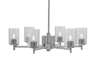 Toltec Lighting - 1206-GP-3002 - Six Light Chandelier - Franklin - Graphite
