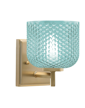 Toltec Lighting - 1211-NAB-4615 - One Light Wall Sconce - Franklin - New Age Brass