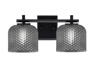 Toltec Lighting - 1212-MB-4612 - Two Light Bath Bar - Franklin - Matte Black