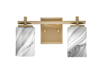 Toltec Lighting - 1212-NAB-3009 - Two Light Bath Bar - Franklin - New Age Brass