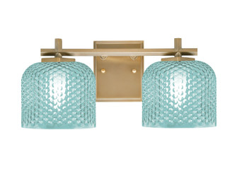 Toltec Lighting - 1212-NAB-4615 - Two Light Bath Bar - Franklin - New Age Brass