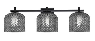Toltec Lighting - 1213-MB-4612 - Three Light Bath Bar - Franklin - Matte Black Toltec Lighting - 1213-MB-4612 - Three Light Bath Bar - Franklin - Matte Black