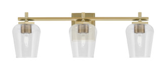 Toltec Lighting - 1213-NAB-210 - Three Light Bath Bar - Franklin - New Age Brass Toltec Lighting - 1213-NAB-210 - Three Light Bath Bar - Franklin - New Age Brass