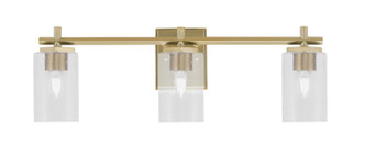 Toltec Lighting - 1213-NAB-300 - Three Light Bath Bar - Franklin - New Age Brass Toltec Lighting - 1213-NAB-300 - Three Light Bath Bar - Franklin - New Age Brass