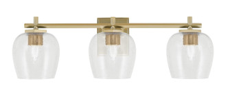 Toltec Lighting - 1213-NAB-4810 - Three Light Bath Bar - Franklin - New Age Brass Toltec Lighting - 1213-NAB-4810 - Three Light Bath Bar - Franklin - New Age Brass