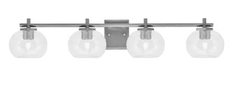Toltec Lighting - 1214-GP-202 - Four Light Bath Bar - Franklin - Graphite Toltec Lighting - 1214-GP-202 - Four Light Bath Bar - Franklin - Graphite