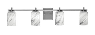 Toltec Lighting - 1214-GP-3009 - Four Light Bath Bar - Franklin - Graphite Toltec Lighting - 1214-GP-3009 - Four Light Bath Bar - Franklin - Graphite