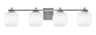 Toltec Lighting - 1214-GP-4811 - Four Light Bath Bar - Franklin - Graphite