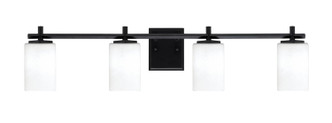 Toltec Lighting - 1214-MB-310 - Four Light Bath Bar - Franklin - Matte Black