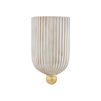 Mitzi - H1056101-AGB/CFC - One Light Wall Sconce - Amira - Aged Brass