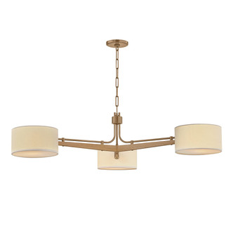 Troy Lighting - F5650-PBR - Three Light Chandelier - Mailo - Patina Brass