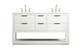 Elegant Lighting - VF19260DWH - Vanity Sink Set - Larkin - white